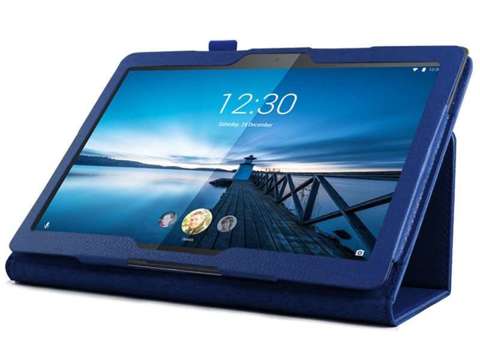 Standgehäuse für Lenovo Tab M10 10.1 TB-X605 Marineblaues Glas