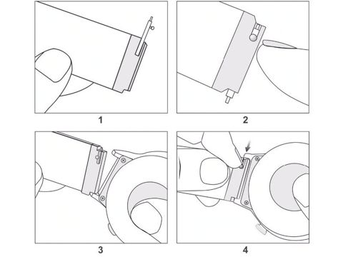 Steel Simple-Armband, Alogy-Armband, Edelstahl, für Smartwatch, 22 mm, Silber