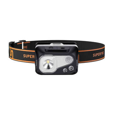 Stirnlampe Superfire HL07, 320 lm, USB