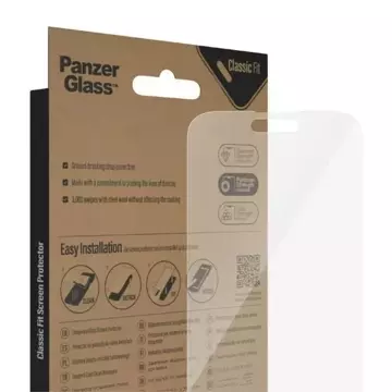 Szkło PanzerGlass Classic Fit für iPhone 14 Pro Max 6,7" Displayschutz antibakteriell 2770