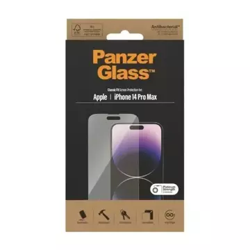 Szkło PanzerGlass Classic Fit für iPhone 14 Pro Max 6,7" Displayschutz antibakteriell 2770