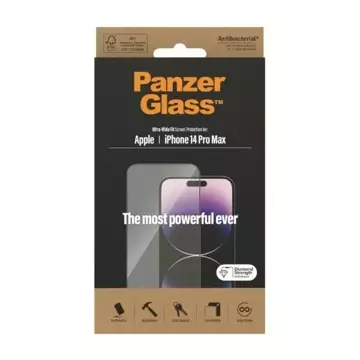 Szkło PanzerGlass Ultra-Wide Fit für iPhone 14 Pro Max 6,7" Displayschutz antibakteriell 2774