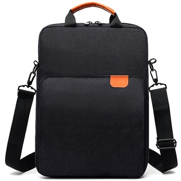 Tasche für Laptop / iPad Pro Air / Tablet 11-13 Zoll Herren Damen Unisex Schultergurt Beuteltasche Alogy Beutel schwarz