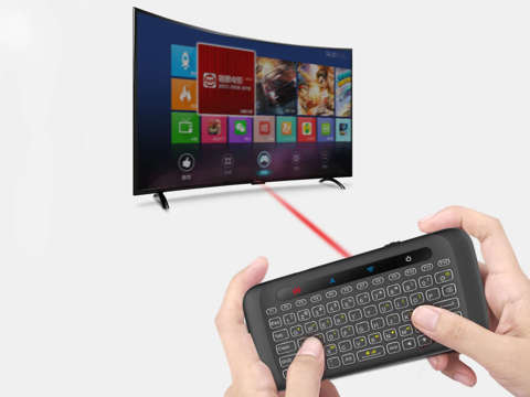 Tastatur Drahtloses, hintergrundbeleuchtetes Alogy RGB LED Wireless TouchPad H20 Alogy-Maus