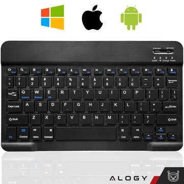 Tastaturhülle für Lenovo Tab M11 10,95 Zoll TB330FU / TB330XU / TB331FC Bluetooth-Tastaturhülle Alogy Black Glass Stylus