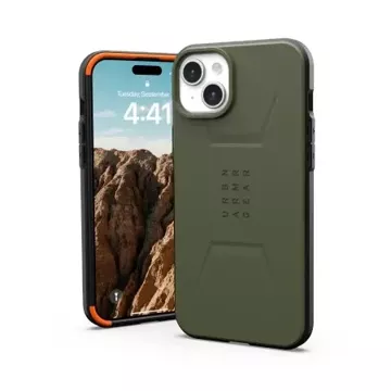 UAG Civilian Magsafe Hülle - Schutzhülle für iPhone 15 Plus (Oliv)