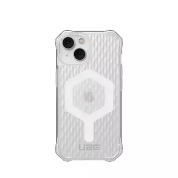 UAG Essential Armor - Schutzhülle für iPhone 14 Plus kompatibel mit MagSafe (frosted ice)