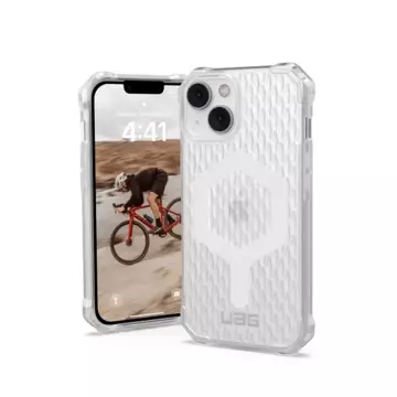 UAG Essential Armor - Schutzhülle für iPhone 14 Plus kompatibel mit MagSafe (frosted ice)