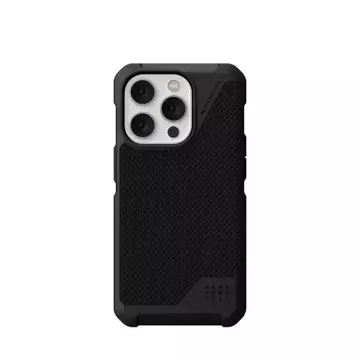 UAG Metropolis LT - Schutzhülle für iPhone 14 Pro Max, kompatibel mit MagSafe (Kevlar-Schwarz)