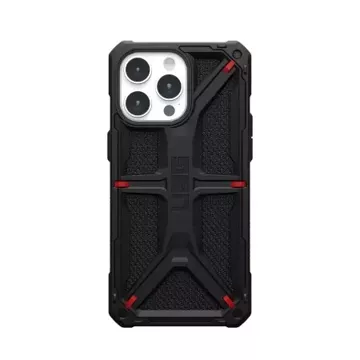 UAG Monarch Case - Schutzhülle für iPhone 15 Pro Max (Kevlar schwarz)