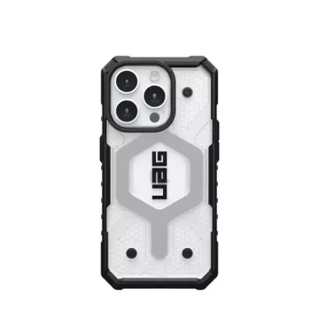 UAG Pathfinder Magsafe Hülle - Schutzhülle für iPhone 15 Pro (Eis)