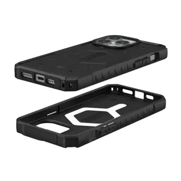 UAG Pathfinder Magsafe Hülle - Schutzhülle für iPhone 15 Pro Max (schwarz)