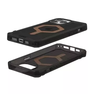 UAG Plyo Magsafe Hülle – Schutzhülle für iPhone 15 Pro Max kompatibel mit MagSafe (Schwarz-Bronze)