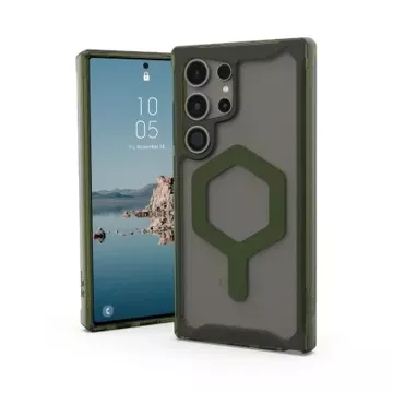 UAG Plyo Pro Magnet Case - Schutzhülle für Samsung Galaxy S24 Ultra 5G mit integriertem Magnetmodul (Eisoliv)