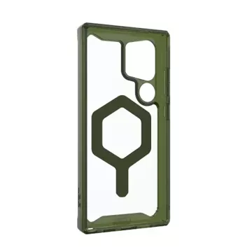 UAG Plyo Pro Magnet Case - Schutzhülle für Samsung Galaxy S24 Ultra 5G mit integriertem Magnetmodul (Eisoliv)