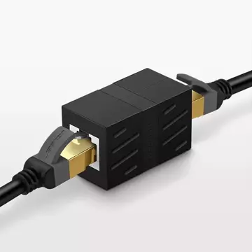 UGREEN Netzwerkstecker Ethernet RJ45 10 Gbps Netzwerkkabel Stecker schwarz (NW114 20390)