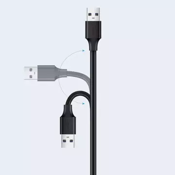 UGREEN Verlängerung USB 2.0 Adapter 0,5m schwarz (US103)