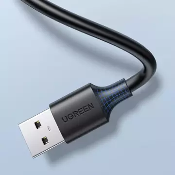 UGREEN Verlängerung USB 2.0 Adapter 0,5m schwarz (US103)