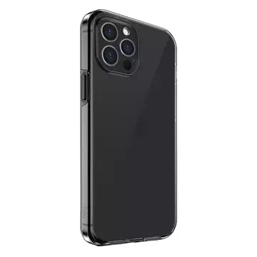 UNIQ Clarion iPhone Hülle für 12 Pro Max 6.7" Schwarz/Vapour Smoke Antimikrobiell