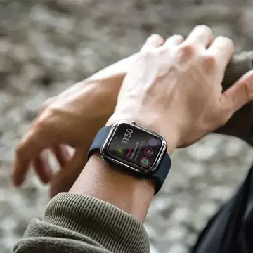 UNIQ Garde Schutzhülle für Apple Watch Series 4/5/6/SE 44mm grau/rauchgrau