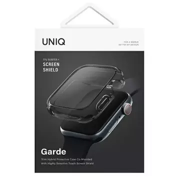 UNIQ Garde Schutzhülle für Apple Watch Series 7/8 45mm grau/rauchgrau