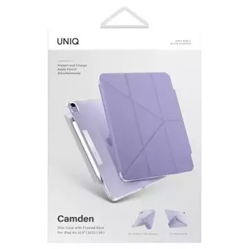 UNIQ Hülle Camden iPad Air 10.9 "(2022/2020) lavendel / lavendel Antimikrobiell