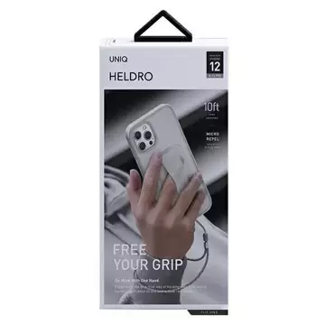 UNIQ Hülle Heldro iPhone 12/12 Pro 6.1 "weiß / Naturfrost Antimikrobiell