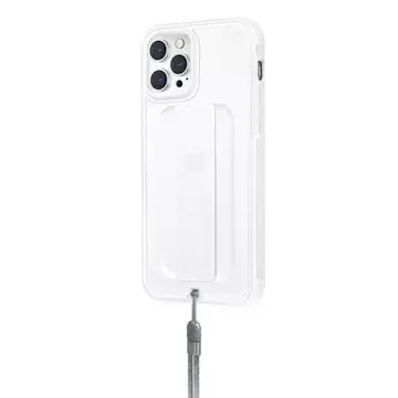 UNIQ Hülle Heldro iPhone 12/12 Pro 6.1 "weiß / Naturfrost Antimikrobiell