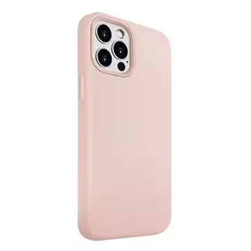 UNIQ-Hülle Lino Hue iPhone 12 Pro Max 6,7 "Rosa / Blush Pink Antimikrobiell