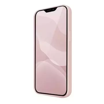 UNIQ-Hülle Lino Hue iPhone 12 Pro Max 6,7 "Rosa / Blush Pink Antimikrobiell