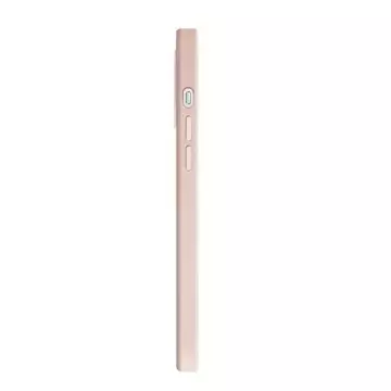 UNIQ-Hülle Lino Hue iPhone 12 Pro Max 6,7 "Rosa / Blush Pink Antimikrobiell