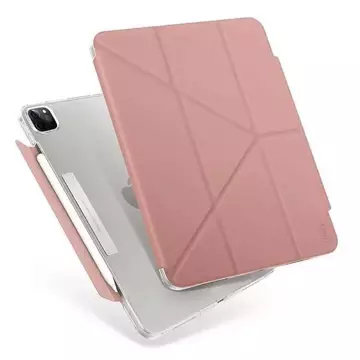 UNIQ-Hülle für Camden iPad Pro 11 "(2021) Pink / Pfingstrosenrosa Antimikrobiell