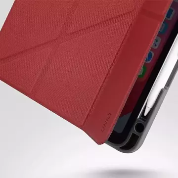 UNIQ Hülle für Transforma Rigor iPad Air 10,9 (2020) rot / korallenrot Atnimicrobial