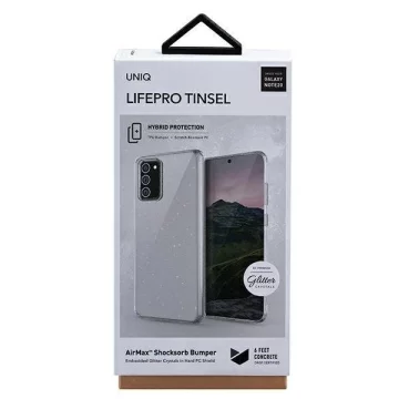 UNIQ LifePro Tinsel Handyhülle für Samsung Note 20 transparent/lucent clear