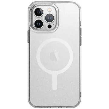 UNIQ LifePro Xtreme Hülle für iPhone 15 Pro 6,1" Magclick Charging transparent/lametta-luzent