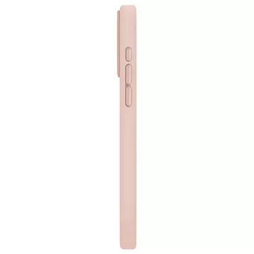 UNIQ Lino Hue Hülle für iPhone 15 Pro Max 6,7" Magclick Charging Pink/Blush Pink