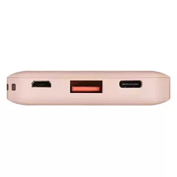 UNIQ Powerbank Fuele mini 8000mAh USB-C 18W PD Schnellladung pink/pink