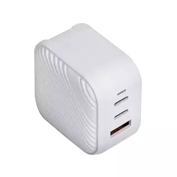 UNIQ Wandladegerät Verge Pro 66W Gan USB-C weiß/wolkenweiß