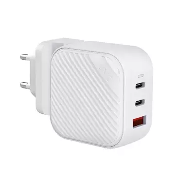 UNIQ Wandladegerät Verge Pro 66W Gan USB-C weiß/wolkenweiß