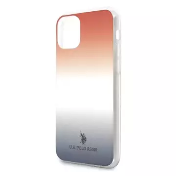 US Polo Gradient Pattern Collection iPhone 11 Handyhülle rot-blau/blau