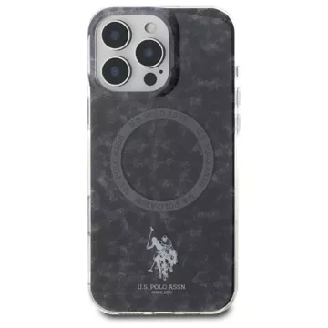 US Polo Hülle für iPhone 16 Pro 6,3" Schwarzer Ring MagSafe