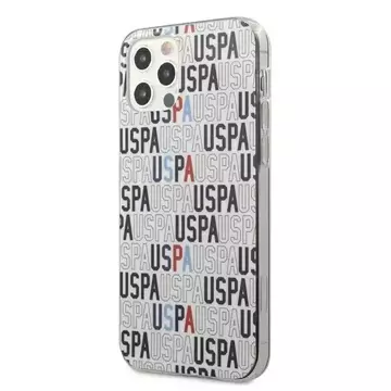 US Polo Logo Mania Collection iPhone 12/12 Pro 6,1" Handyhülle Weiss weiss