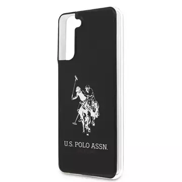 US Polo Shiny Big Logo Handyhülle für Samsung Galaxy S21 schwarz/schwarz