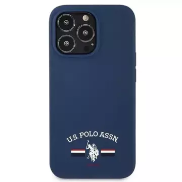 US Polo Silicone Collection iPhone 13 Pro Max 6,7" Handyhülle Marineblau/Marineblau