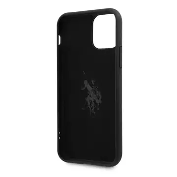 US Polo USHCN65SLHRBK Handyhülle für Apple iPhone 11 Pro Max schwarz/schwarz Silicone Collection