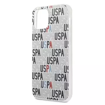 US Polo USHCP12LPCUSPA6 Handyhülle für Apple iPhone 12 Pro Max weiß/weiß Logo Mania Collection