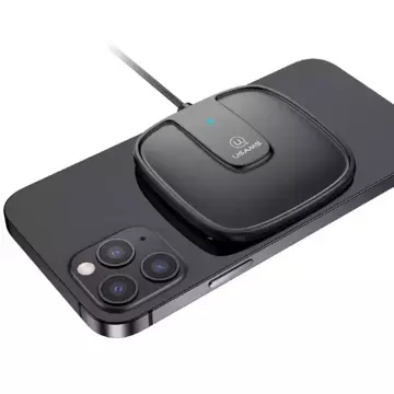 USAMS Induktionsladegerät US-CD153 magnetisch 15W iPhone 12 Serie schwarz/schwarz CD153DZ01