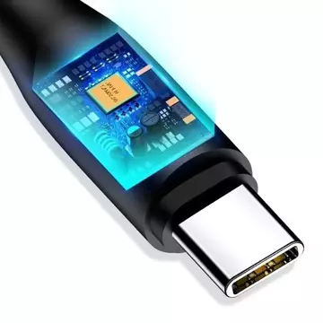 USAMS Kabel U18 USB-C 2A Schnellladung 1m schwarz