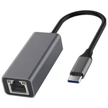 USB-C-auf-Ethernet-Adapter Alogy-Adapter LAN RJ45 GIGABIT 1000 MBPS Schwarz