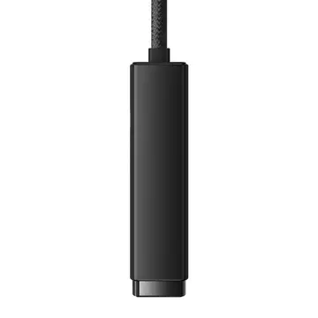 USB-C-zu-RJ45-Netzwerkadapter der Baseus Lite-Serie, 100 Mbit/s (schwarz)